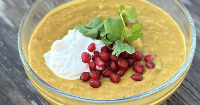 Curried squash soup