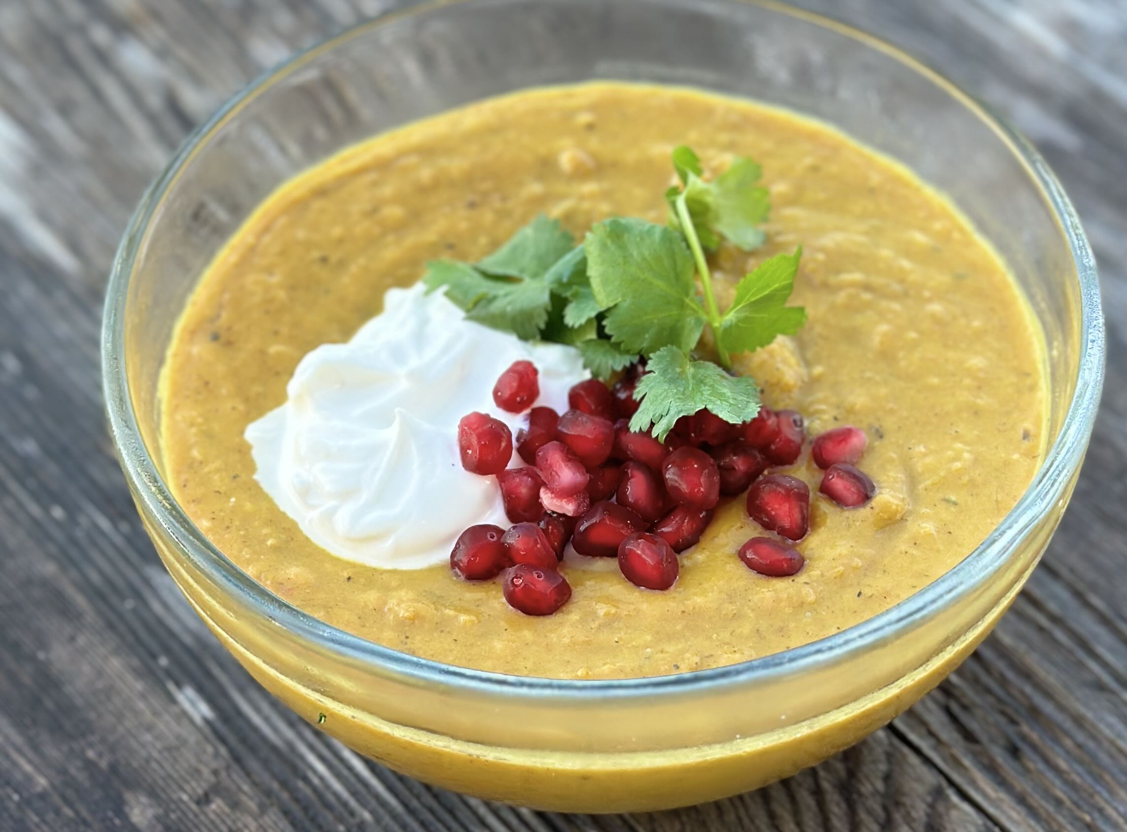 Curried squash soup